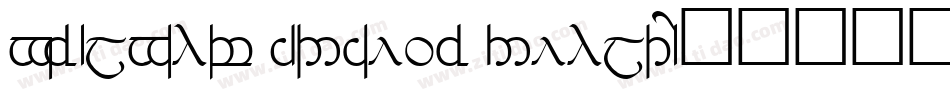 Tengwar Optime Diagon字体转换